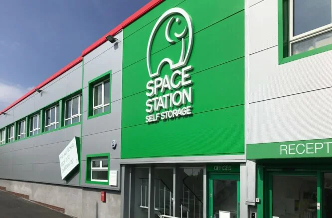 Space Station kings heath exterior signage