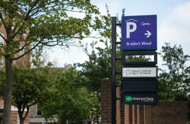 St johns wood village exterior sign