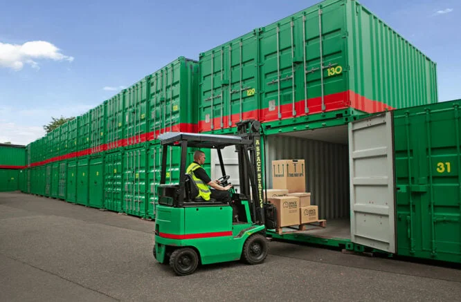 Space Station Slough containers